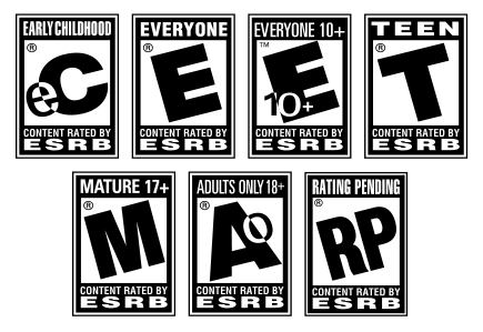ESRB ratings for games
