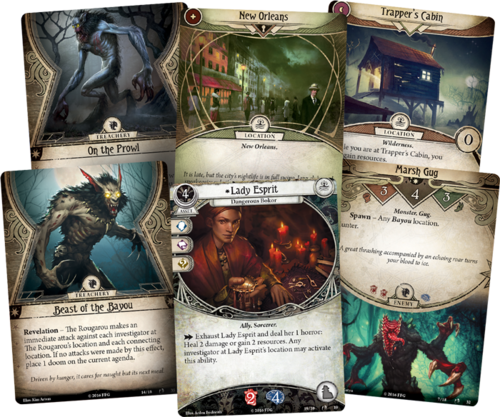 Arkham horror the card game types of cards, a tabletop game for couples