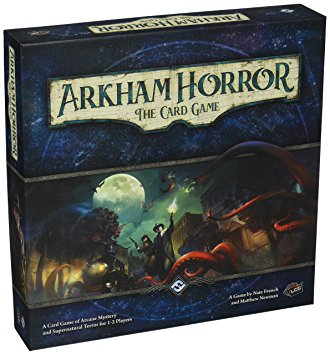 arkham horror the card game box, a game perfect for two players