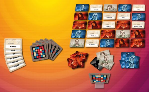 Codenames Game Pieces