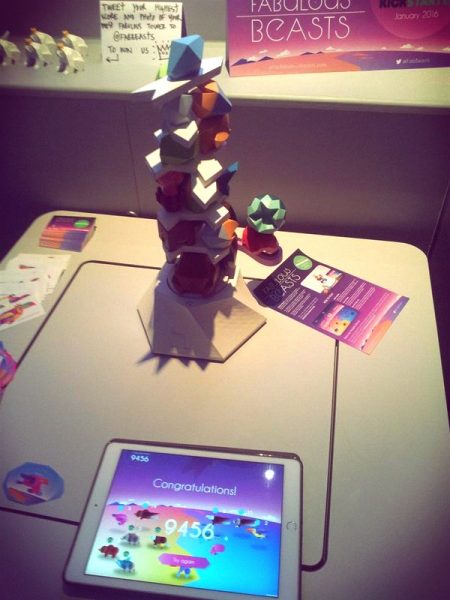 This great Beasts of Balance tower scored a whopping 9456 points at Gamecity!