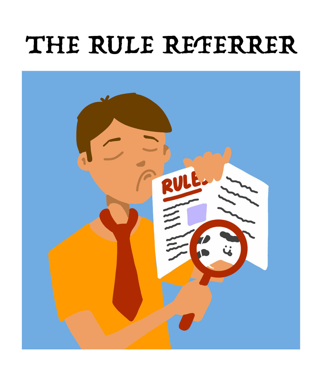 the rule referrer, type two of nine board game players