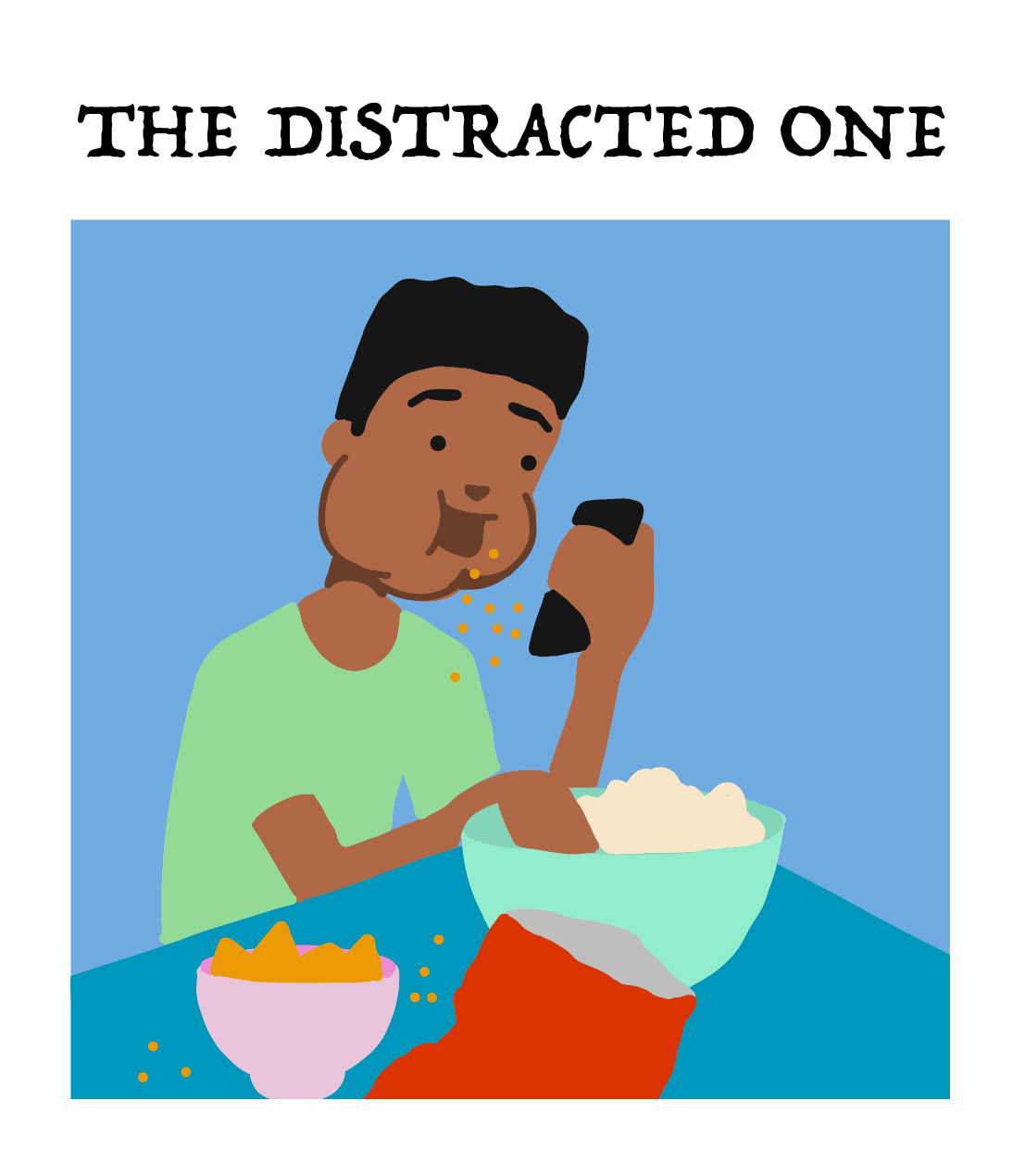 the distracted one, type 7 of the board game player types