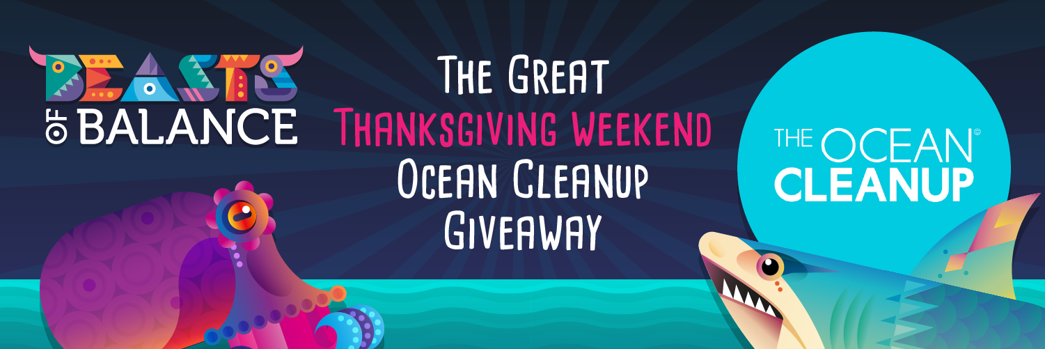 Beasts of Balance partners with The Ocean Cleanup this Thanksgiving weekend